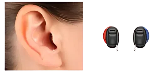 aparelho auditivo - modelo (IIC)