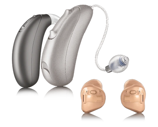 Modelos de aparelhos auditivos